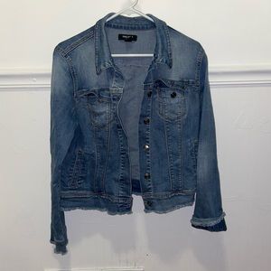 dark denim jean jacket